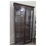 Mid Century Glass Display Cabinet 42inx7ft