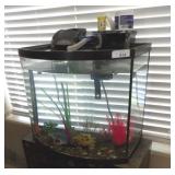 Large Fish Tank With Fish, Stand, Food & More