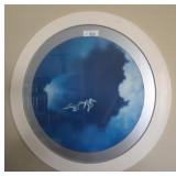 Doves In Clouds Circle Wall Art 28x28