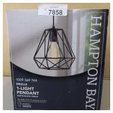 Hampton Bay Brielle 1 Light Pendant Hampton Bay Brielle 1 Light Pendant