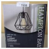 Hampton Bay Brielle 1 Light Pendant