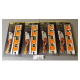 4x Klein Electrictians Leveling Tool & Knife 4x Klein Electrictians Leveling Tool & Knife