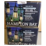 2x Hampton Bay 48ft Led String Lights 2x Hampton Bay 48ft Led String Lights