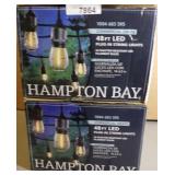 2x Hampton Bay 48ft Led String Lights