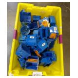 40x Assorted Blue Electrical Box Outlets 40x Assorted Blue Electrical Box Outlets
