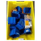 Assorted Blue Electrical Box Outlets Assorted Blue Electrical Box Outlets