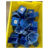 40x Assorted Blue Electrical Box Outlets 40x Assorted Blue Electrical Box Outlets