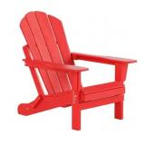 Red Adirondack Chair