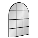 Classic Arch Framed Black Wall Accent Mirror Classic Arch Framed Black Wall Accent Mirror