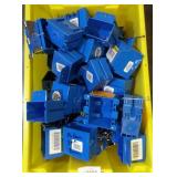 40x Assorted Blue Electrical Box Outlets 40x Assorted Blue Electrical Box Outlets
