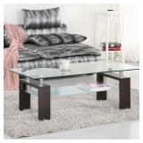 Glass Rectangle Coffee Table