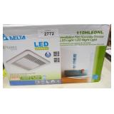 Delta Led Dimmable Led Vent Fan