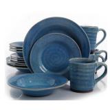 Mariani 16-piece Blue Dinnerware Set