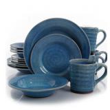 Mariani 16-piece Blue Dinnerware Set