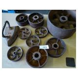 Arizona Ore Cart Cast Iron Wheels