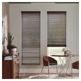 HDC Cordless 2 in Faux Wood Blinds 24x36