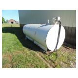 ~1,000 gal. Fuel Tank w/ Pump Hose & Nozzle