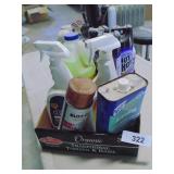 Assorted Cleaners & Bug Spray (Partials)