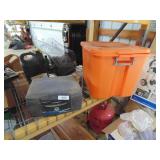 Tote (Has Lid) w/ Assorted Household &