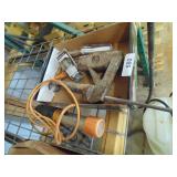 Caulking Gun, Work Light, Sledge Head &