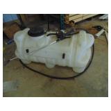 25 gal. 12V Spray Tank w/ Some Unknown Liquid