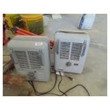 (2) Electric Heaters