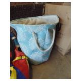 Assorted Sheets, Towels & (2) Laundry Baskets