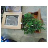 Wood Shelf & Wall Art