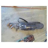 Set of Older Golf Clubs in Bag