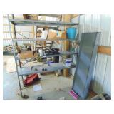 Metal Shelving w/ Extra Shelves &