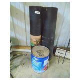 Lacquer Thinner & (2) Rolls of Tar Paper