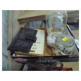 Precious Moments Clock, Snow Globe & Other
