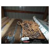 Leather Lacing, Metal Brackets, Toilet Seat