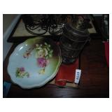 Decorative Plate & Candle Lantern