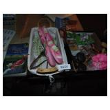 Basket w/ Ladies Slippers, Hot Stones & Much More