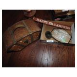 Candle Lantern, Happy Campers Sign & Other