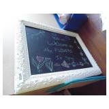 Metal Stick Pin Wall Hanging & Chalkboard