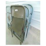 (8) Metal Folding Chairs
