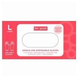 (1) Case LG Vinyl Glove Powder Free (10-100/cs)