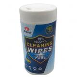 (5) cases 75% ALC. Wipes 5"x6" (40-100ct /cs)