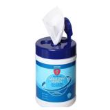 (1) case 75% ALC. Wipes 6"x8" -15cans/cs