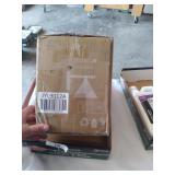 7" 1 Light White Gold Light Fixture