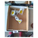 5 1-1/4 In Black Grooved Knob