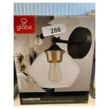 Globe Harrow Wall Sconce