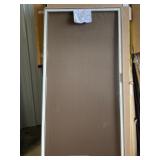 Contemporary White Sliding Screen Door