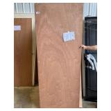 32x80 Solid Brown Interior Door