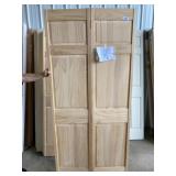 Solid Wood Pine 6 Panel Closet Door 36x80