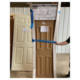 Reliabilt 6 Panel Brown Sliding Closet Doors