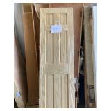 24"x 80" Solid Pine 6 Panel Door