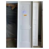 24 Solid White Left Hand 2 Panel Interior Door